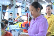 Bà Vũ Thị Thắm - Chi hội trưởng phụ nữ điển hình trong phong trào  thi đua yêu nước
