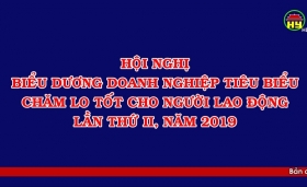 Hội nghị biểu dương doanh nghiệp tiêu biểu chăm lo tốt cho người lao động lần 2, năm 2019
