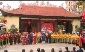 Lưu giữ hồn quê: Làng văn hóa Văn Nhuế và Cộng Hòa thị trấn Bần Yên Nhân huyện Mỹ Hào.