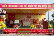 Đón nhận bằng công nhận di tích lịch sử Quốc gia Hành cung Lỗ Giang