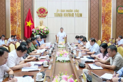 UBND tỉnh nghe báo cáo một số nội dung quan trọng