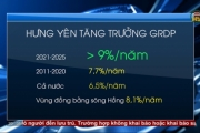 Hưng Yên vào nhóm tăng trưởng kinh tế cao