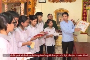 Vươn xa từ niềm tự hào truyền thống hiếu học quê hương