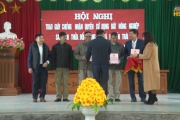 Xã Nguyễn Trãi, huyện Ân Thi làm điểm cấp giấy chứng nhận quyền sử dụng đất