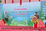 Bộ Công an phát động Tết trồng cây tại tỉnh Hưng Yên