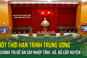 Chốt thời hạn trình Trung ương, Bộ Chính trị đề án sáp nhập tỉnh, xã, bỏ cấp huyện