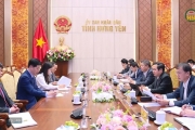 UBND tỉnh làm việc với Công ty Cổ phần Samsung Home