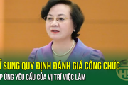 BỘ NỘI VỤ: Bổ sung quy định đánh giá công chức đáp ứng yêu cầu của vị trí việc làm