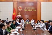 Lãnh đạo tỉnh Hưng Yên dự Hội nghị Chính phủ với các địa phương