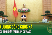 Số lượng công chức xã được tính dựa trên căn cứ nào?