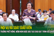 Bộ Nội vụ Rà soát Giáo viên các trường phổ thông, mầm non được đào tạo chưa đạt trình độ chuẩn