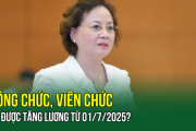 Công chức, viên chức có được tăng lương từ 01/7/2025?