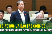 Ngày 15.5, Bộ Giáo dục và Đào tạo công bố dự kiến chế độ trả lương dạy thêm giờ đối với nhà giáo