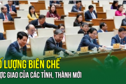 TIN MỚI: Số lượng biên chế được giao của các tỉnh, thành mới