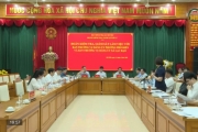 Đoàn kiểm tra, giám sát làm việc với phường Phố Hiến và xã Lạc Đạo