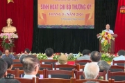 Đồng chí Bí thư Tỉnh ủy dự sinh hoạt Chi bộ thôn Ốc Nhiêu