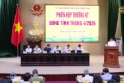 Phiên họp thường kỳ UBND tỉnh 