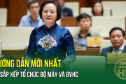 Công văn số 4168 do Bộ Nội vụ ký 23/6/2025: Hướng dẫn mới nhất về Sắp xếp tổ chức bộ máy và ĐVHC