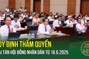 Quy định Thẩm quyền giải tán Hội đồng nhân dân từ 16.6.2025