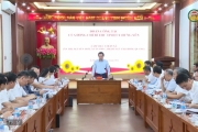 Đoàn công tác của Ban Thường vụ Tỉnh ủy làm việc với các xã 