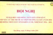 Tiếp xúc cử tri trước kỳ họp HĐND tỉnh