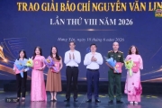 Trao giải Báo chí Nguyễn Văn Linh lần thứ VIII 