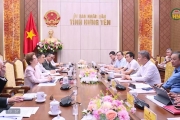 UBND tỉnh làm việc với Tập đoàn BRG