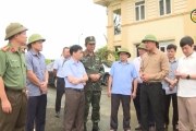 Bí thư Tỉnh ủy Hưng Yên Nguyễn Hữu Nghĩa kiểm tra công tác khắc phục hậu quả mưa bão