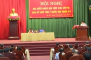 Đoàn đại biểu Quốc hội tỉnh tiếp xúc cử tri tại huyện Ân Thi