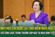 Chính thức chỉ được lùi thời điểm nghỉ hưu đối với công chức trong trường hợp nào tại Nghị định 170?