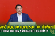 CHỐT: Giảm số lượng của hơn 90.500 thôn, tổ dân phố theo hướng tinh gọn, nâng cao hiệu quả quản lý