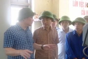 Chủ tịch UBND tỉnh kiểm tra công tác phòng ngập úng