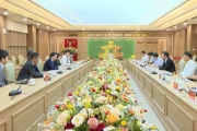 Đồng chí Bí thư Tỉnh ủy Nguyễn Hữu Nghĩa tiếp và làm việc với đoàn công tác Tập đoàn Sumitomo