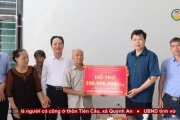 Đồng chí Phó Bí thư Thường trực Tỉnh ủy Trần Quốc Toản thăm, tặng quà thương binh tại xã Hoàng Hoa Thám