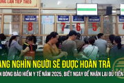 Hàng nghìn người sẽ được hoàn trả tiền đóng bảo hiểm y tế năm 2025, biết ngay để nhận lại đủ tiền