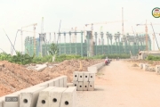 Tập trung thi công tuyến đường thanh niên 