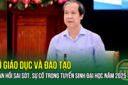 Bộ Giáo dục và Đào tạo phản hồi sai sót, sự cố trong tuyển sinh đại học năm 2025