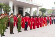 Các xã, phường tổ chức Lễ chào cờ 