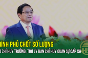 Chính phủ Chốt số lượng Phó chỉ huy trưởng, trợ lý Ban chỉ huy quân sự cấp xã