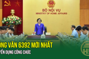 Công văn 6392 mới nhất: Tuyển dụng công chức; Tiếp nhận cán bộ không chuyên trách vào làm công chức