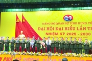 Đại hội Đại biểu Đảng bộ Chỉ huy quân sự Tỉnh Hưng Yên