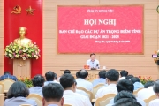 Họp ban chỉ đạo các dự án trọng điểm tỉnh