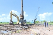 Khí thế thi công trên các công trình trọng điểm