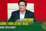 SÁP NHẬP THÔN: Trưởng thôn có bắt buộc là đảng viên không?