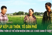 SẮP XẾP LẠI THÔN, TỔ DÂN PHỐ: Trưởng thôn, Tổ trưởng dân phố có được kiêm nghiệm 3 chức danh?