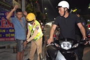 Tiếp tục ra quân xử lý thanh thiếu niên vi phạm TTATGT