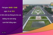 Phân luồng giao thông phục vụ Đại hội TDTT tỉnh