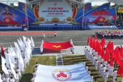 Tổng duyệt lễ khai mạc Đại hội Thể dục thể thao 