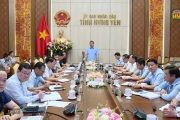 UBND tỉnh nghe báo cáo phương án thiết kế, đầu tư một số dự án