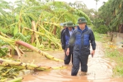 Phó Bí thư Thường trực Tỉnh uỷ, Chủ tịch HĐND tỉnh Hưng Yên kiểm tra công tác phòng, chống lụt bão